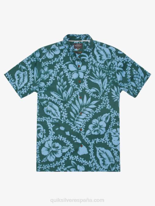 humo pino llegada lei camisa de manga corta lei de la llegada de waterman D6T4D1108 hombres Quiksilver