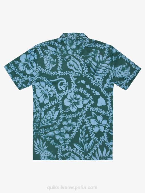 humo pino llegada lei camisa de manga corta lei de la llegada de waterman D6T4D1108 hombres Quiksilver