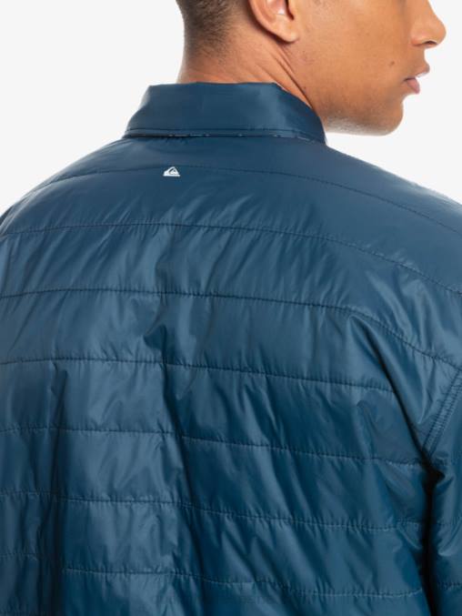 insignia azul escalada libre camisa de franela reversible con aislamiento de escalada libre D6T4D1702 hombres Quiksilver