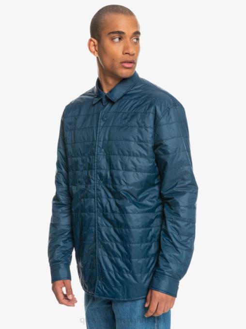 insignia azul escalada libre camisa de franela reversible con aislamiento de escalada libre D6T4D1702 hombres Quiksilver