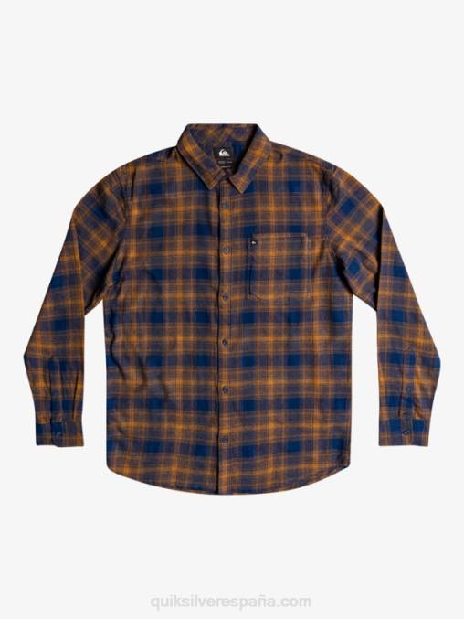insignia azul ganaway camisa de franela de manga larga ganaway stretch D6T4D1767 hombres Quiksilver