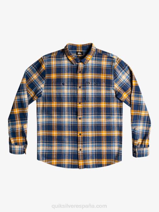 insignia azul intrépido camisa de franela de manga larga intrepide explorer D6T4D1770 hombres Quiksilver