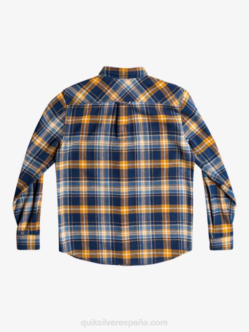 insignia azul intrépido camisa de franela de manga larga intrepide explorer D6T4D1770 hombres Quiksilver
