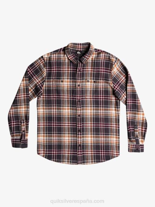 intrépido fantasma camisa de franela de manga larga intrepide explorer D6T4D1771 hombres Quiksilver