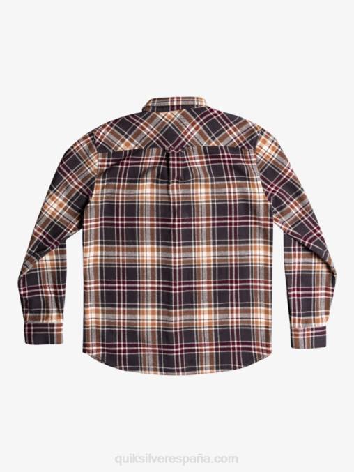 intrépido fantasma camisa de franela de manga larga intrepide explorer D6T4D1771 hombres Quiksilver
