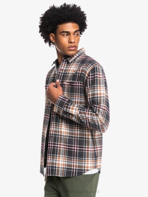 intrépido fantasma camisa de franela de manga larga intrepide explorer D6T4D1771 hombres Quiksilver