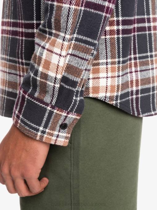 intrépido fantasma camisa de franela de manga larga intrepide explorer D6T4D1771 hombres Quiksilver