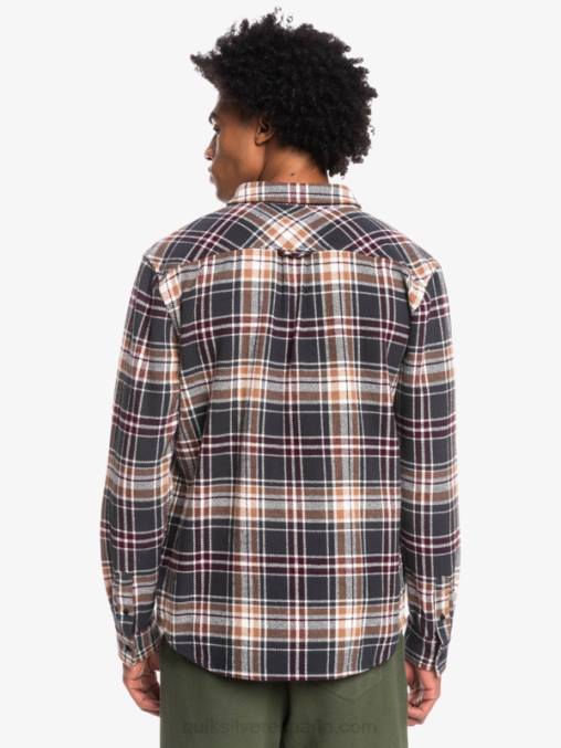 intrépido fantasma camisa de franela de manga larga intrepide explorer D6T4D1771 hombres Quiksilver