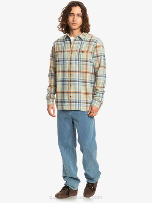 intrépido sabio del desierto camisa de franela de manga larga intrepide explorer D6T4D1772 hombres Quiksilver