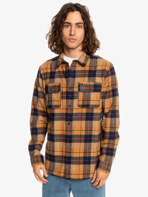 kinsale azúcar moreno camisa de manga larga elástica Kinsale D6T4D1506 hombres Quiksilver