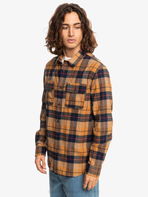 kinsale azúcar moreno camisa de manga larga elástica Kinsale D6T4D1506 hombres Quiksilver