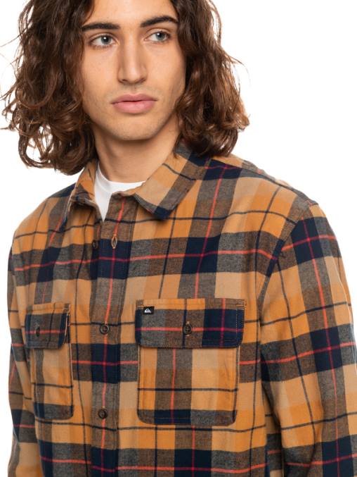 kinsale azúcar moreno camisa de manga larga elástica Kinsale D6T4D1506 hombres Quiksilver