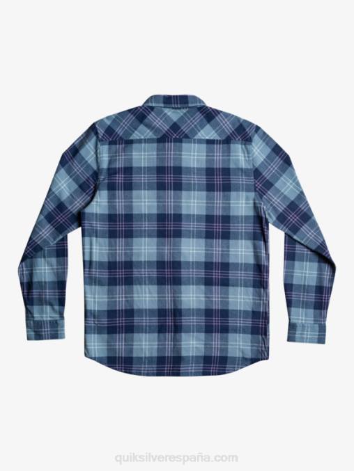 liebre azul provenzal camisa harelaw stretch manga larga D6T4D1509 hombres Quiksilver