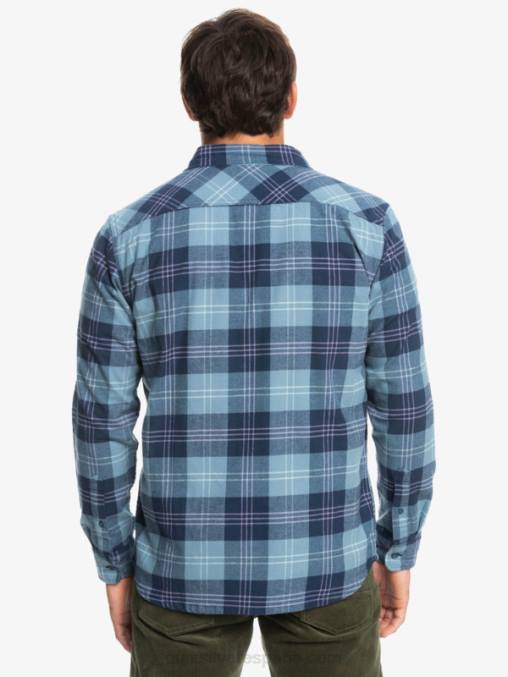 liebre azul provenzal camisa harelaw stretch manga larga D6T4D1509 hombres Quiksilver