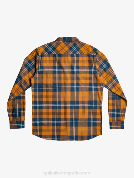 liebre de azúcar moreno camisa harelaw stretch manga larga D6T4D1508 hombres Quiksilver