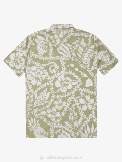 llegada del té lei camisa de manga corta lei de la llegada de waterman D6T4D1107 hombres Quiksilver