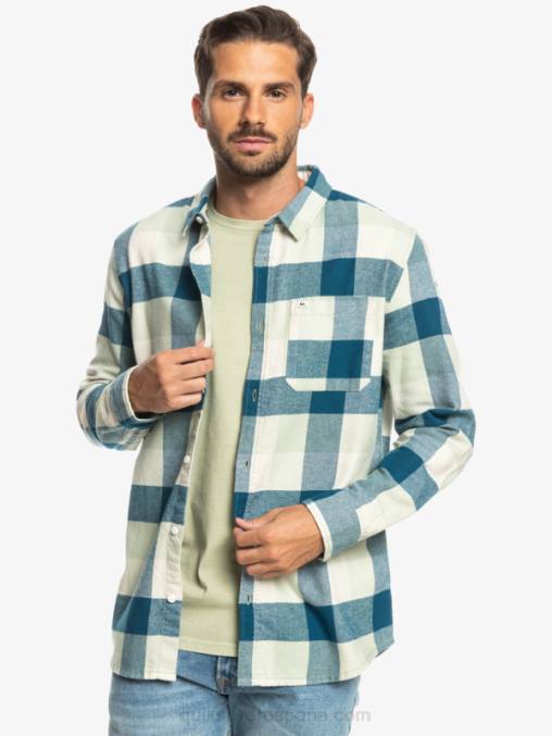 madre de la salvia del desierto camisa de franela de manga larga motherfly D6T4D1573 hombres Quiksilver