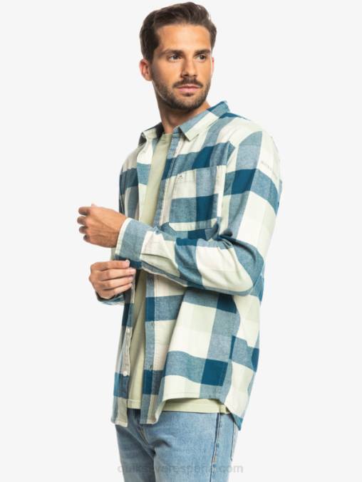 madre de la salvia del desierto camisa de franela de manga larga motherfly D6T4D1573 hombres Quiksilver