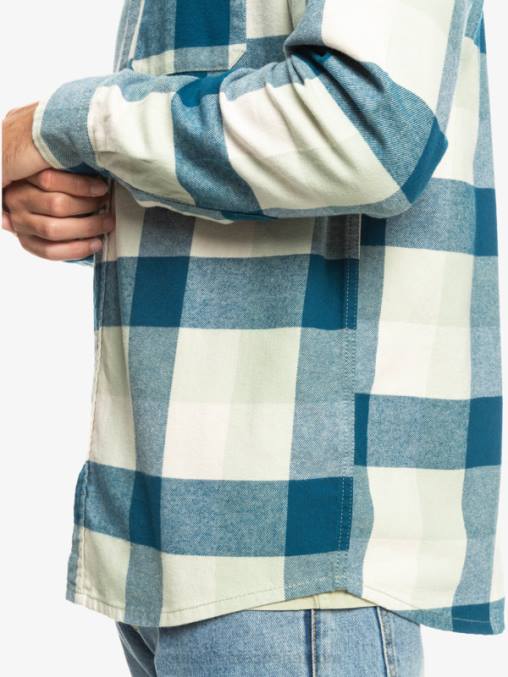 madre de la salvia del desierto camisa de franela de manga larga motherfly D6T4D1573 hombres Quiksilver