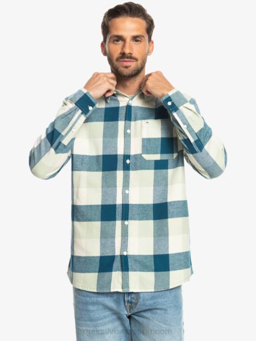 madre de la salvia del desierto camisa de franela de manga larga motherfly D6T4D1573 hombres Quiksilver
