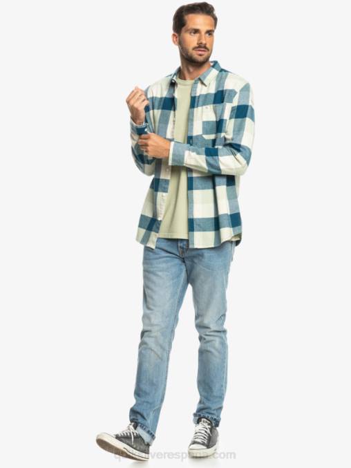 madre de la salvia del desierto camisa de franela de manga larga motherfly D6T4D1573 hombres Quiksilver