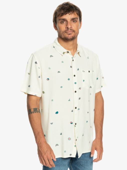 minimarca de abedul camisa de manga corta minimark D6T4D1226 hombres Quiksilver