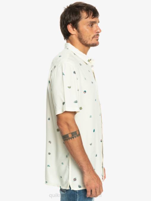 minimarca de abedul camisa de manga corta minimark D6T4D1226 hombres Quiksilver