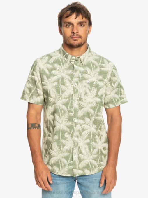 momento fugaz de cuatro hojas camisa de manga corta momento fugaz D6T4D996 hombres Quiksilver