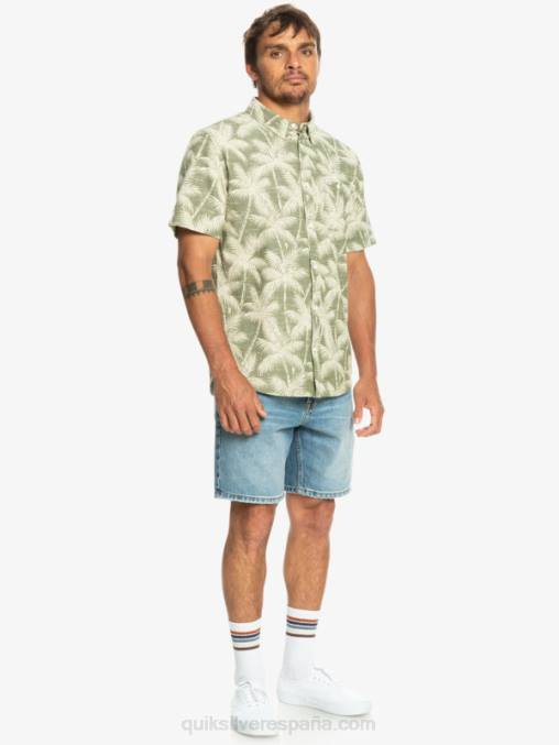 momento fugaz de cuatro hojas camisa de manga corta momento fugaz D6T4D996 hombres Quiksilver
