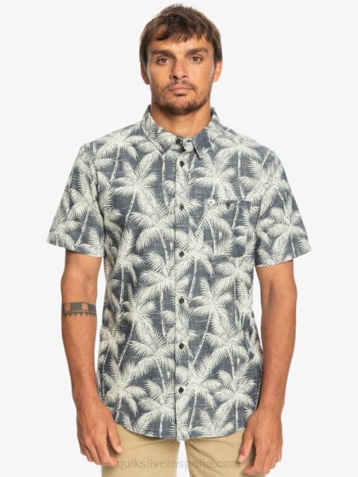 momento fugaz de la marina camisa de manga corta momento fugaz D6T4D995 hombres Quiksilver