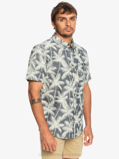 momento fugaz de la marina camisa de manga corta momento fugaz D6T4D995 hombres Quiksilver