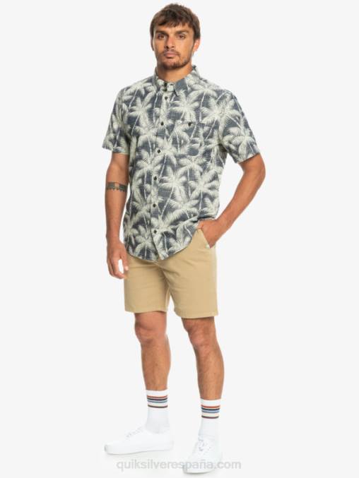momento fugaz de la marina camisa de manga corta momento fugaz D6T4D995 hombres Quiksilver