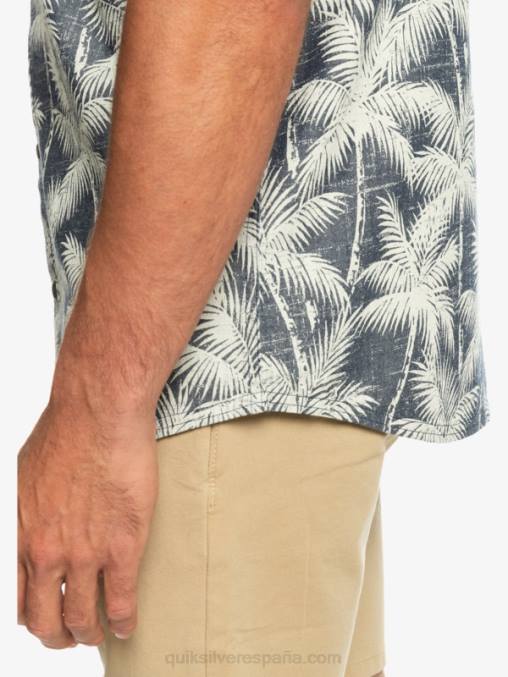 momento fugaz de la marina camisa de manga corta momento fugaz D6T4D995 hombres Quiksilver