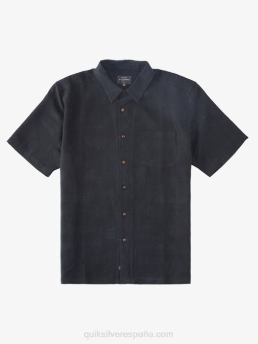 negro camisa manga corta waterman manele bay D6T4D798 hombres Quiksilver