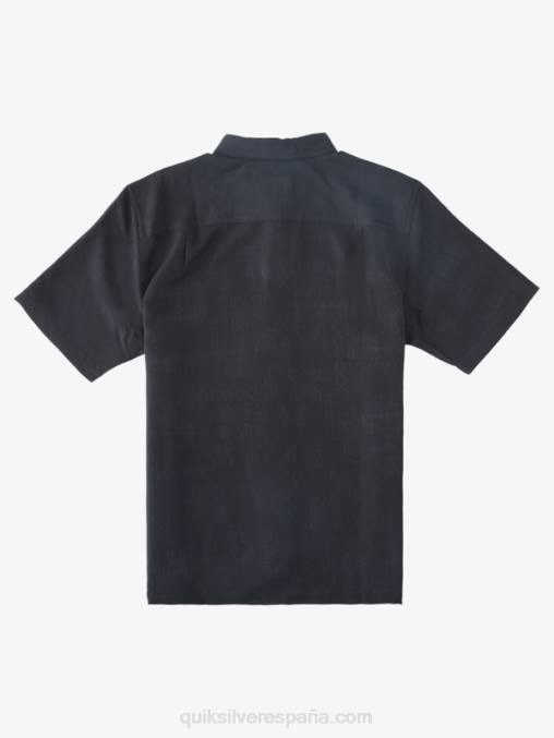 negro camisa manga corta waterman manele bay D6T4D798 hombres Quiksilver