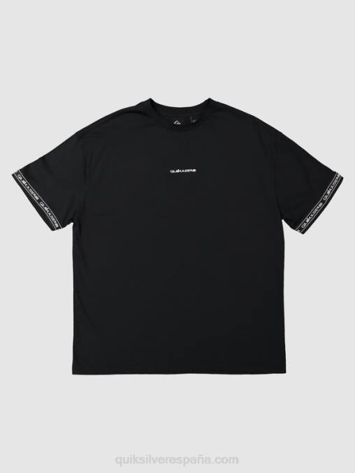 negro camiseta de los 90 D6T4D1865 hombres Quiksilver x Stab