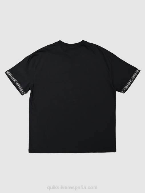 negro camiseta de los 90 D6T4D1865 hombres Quiksilver x Stab