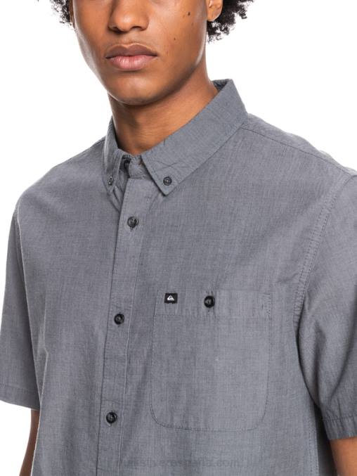 negro camiseta de manga corta D6T4D376 hombres Quiksilver