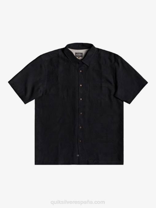 negro playera de manga corta Waterman Kelpies Bay D6T4D1357 hombres Quiksilver