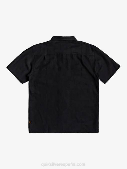 negro playera de manga corta Waterman Kelpies Bay D6T4D1357 hombres Quiksilver