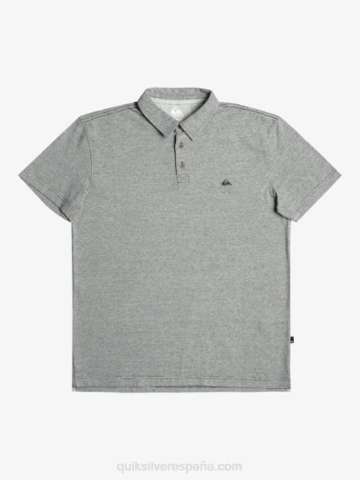 negro polo de manga corta crucero al atardecer D6T4D476 hombres Quiksilver