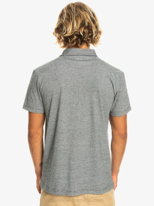 negro polo de manga corta crucero al atardecer D6T4D476 hombres Quiksilver