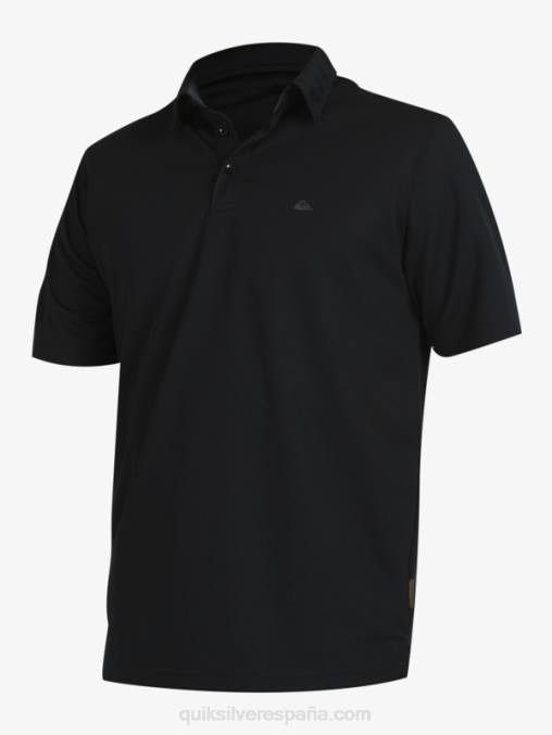 negro polo de manga corta waterman waterman D6T4D98 hombres Quiksilver