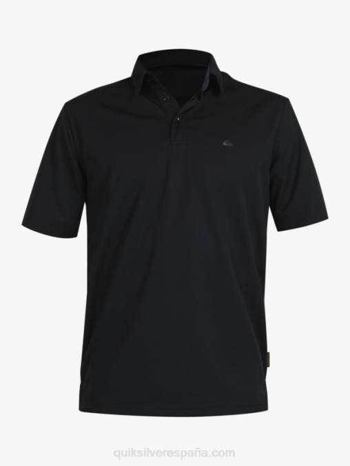 negro polo de manga corta waterman waterman D6T4D98 hombres Quiksilver