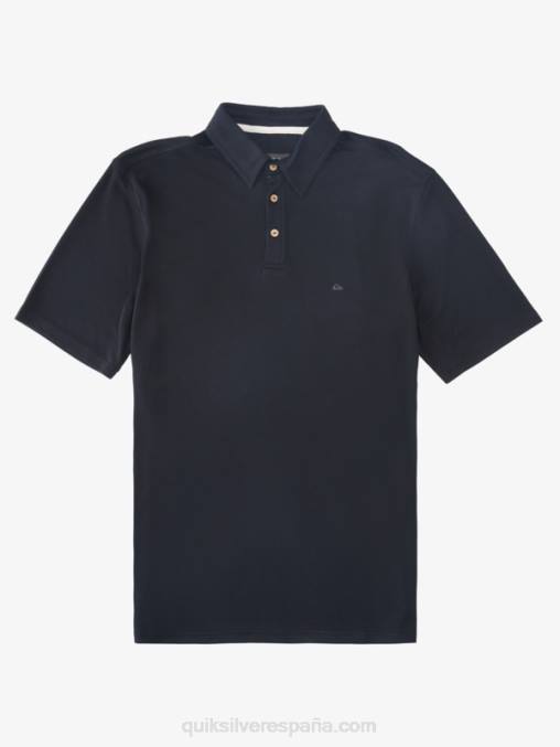 negro polo de manga corta waterman waterpolo D6T4D245 hombres Quiksilver