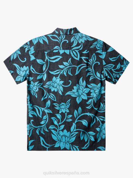negro todos los fines de semana w camisa de manga corta waterman cada fin de semana D6T4D287 hombres Quiksilver