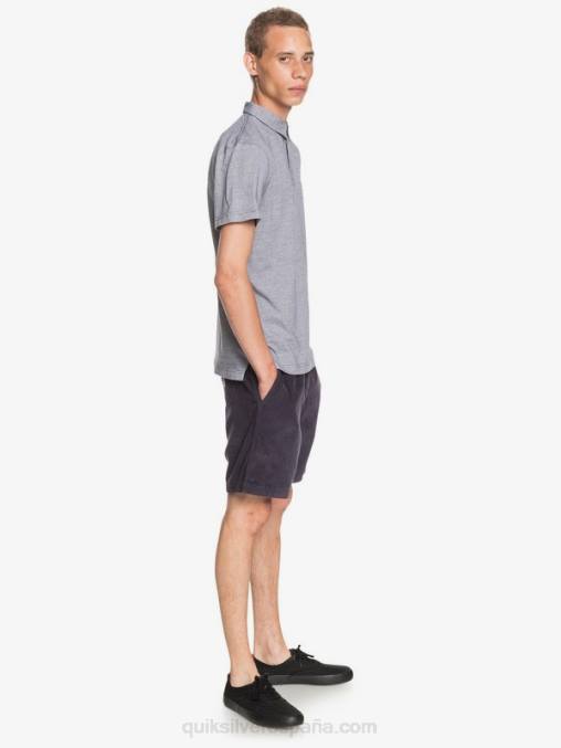 noche parisina polo de manga corta de crucero de sol todos los días D6T4D1551 hombres Quiksilver