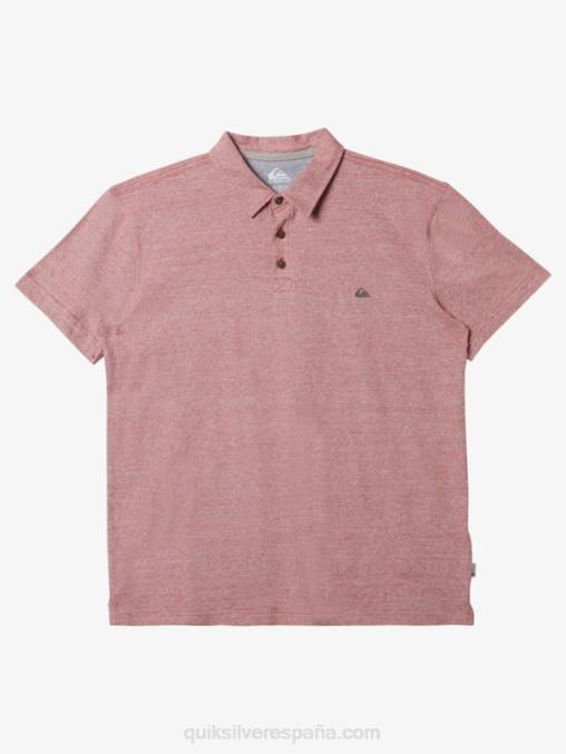 ocre rojo polo de manga corta crucero al atardecer D6T4D478 hombres Quiksilver