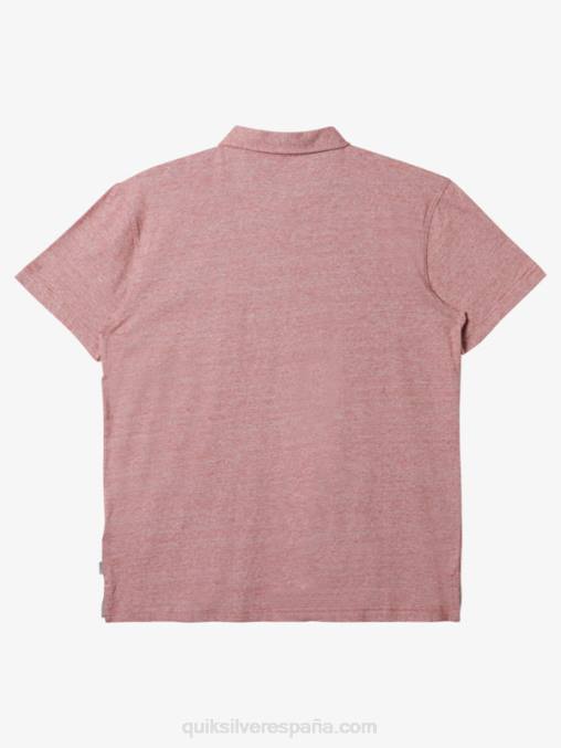 ocre rojo polo de manga corta crucero al atardecer D6T4D478 hombres Quiksilver