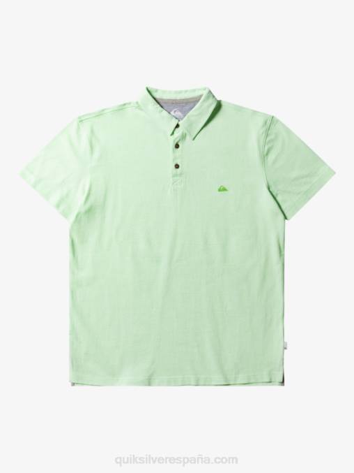 paraíso verde polo de manga corta crucero al atardecer D6T4D479 hombres Quiksilver